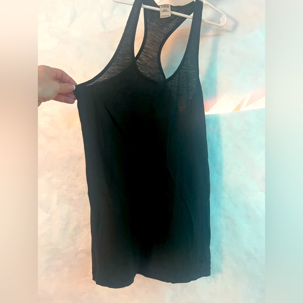 Black light weight racer back style tank top  (4 for $25)